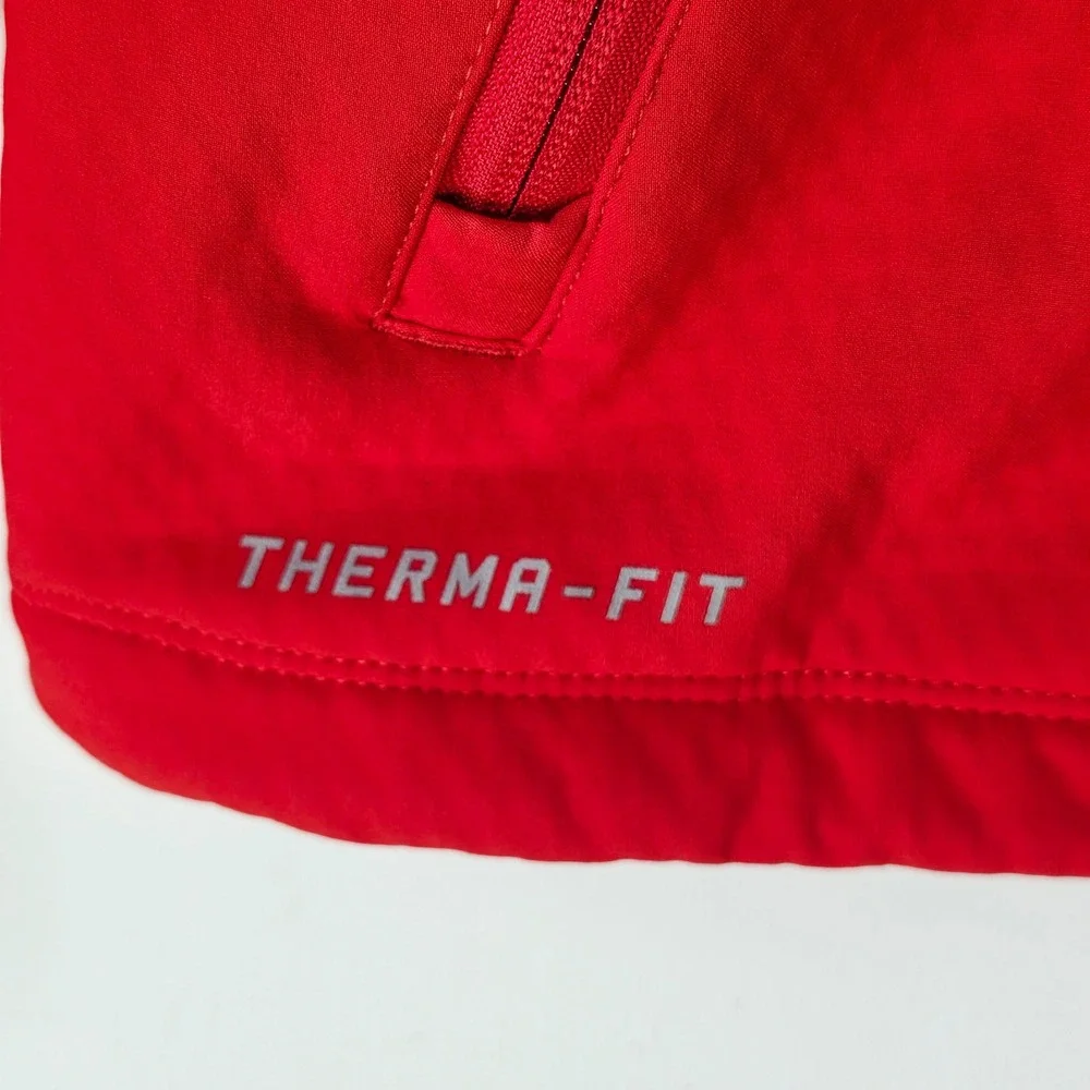 Nike SMU Volleyball Therma-FIT Sphere Jacket Men L Red Full Zip Hooded Softshell